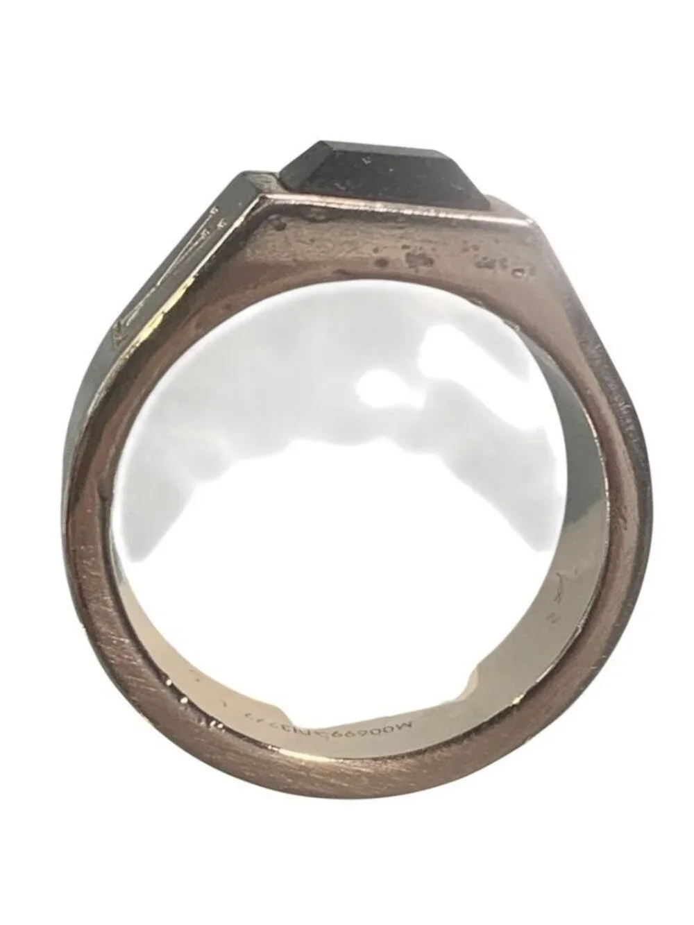 Louis Vuitton Ring LV Onyx L Silver